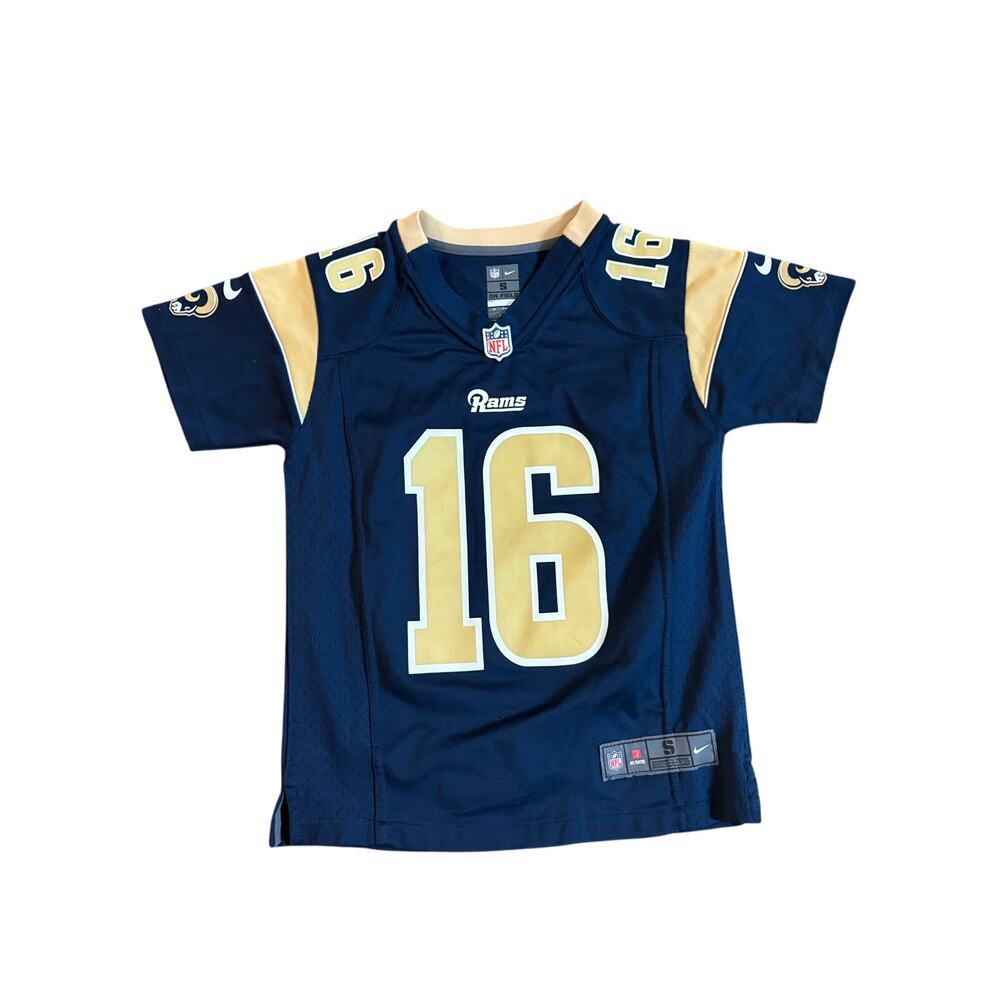 NFL On Field Los Angeles Rams #16 Jersey Boys S EUC Jared Goff